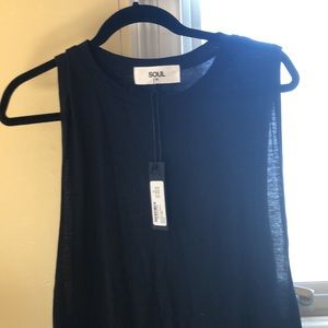 SoulCycle brand new w/tags medium, black, Venice tank top.